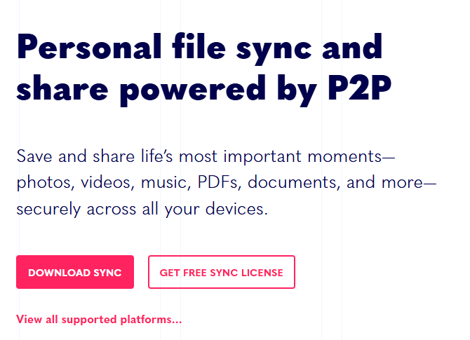 공유 폴더 만드는 법 - Resilio Sync 홈페이지