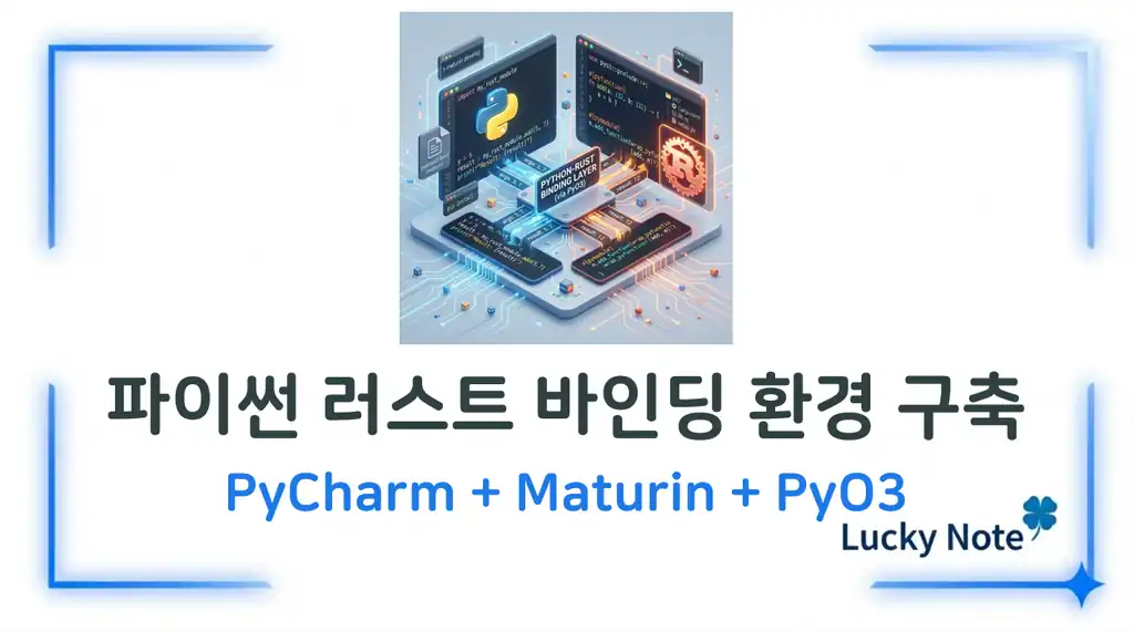 PyCharm에서 Python-Rust Binding 개발 환경 구축하기 (Maturin + PyO3) 섬네일