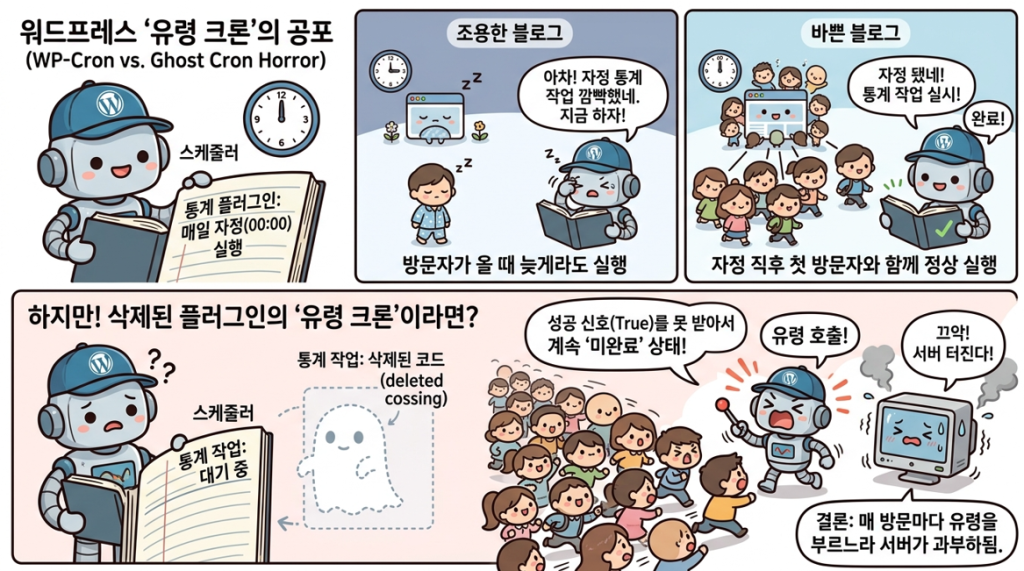 lknote-wp-cron-정상상태-고아크론-차이