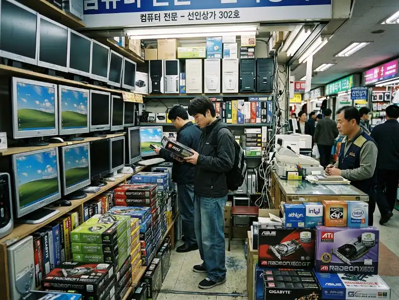 2000년대 초반 용산 전자상가의 인기