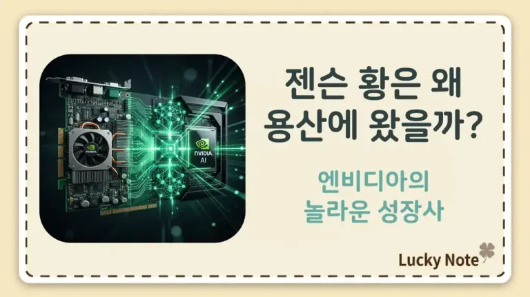 용산에서 명함 돌리던 젠슨 황, 엔비디아는 어떻게 AI 시대의 주역이 되었을까-섬네일